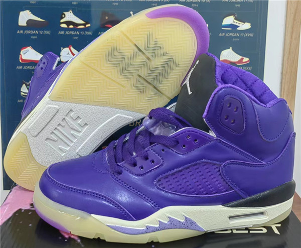 Men's Running Weapon Air Jordan 5 Purple Retro Low Doernbecher Michael Shoes 052 Men's Running Weapon Air Jordan 5 Purple Retro Low Doernbecher Michael Shoes 052